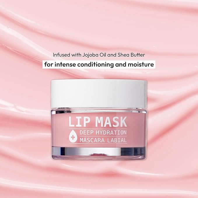 Ruby Kisses Intensive Lip Mask, Ultra Hydrating Overnight & Day Use, Jojoba Oil & Shea Butter Enriched for Nourished Lips, Antioxidant Formula for Protect & Soften-VivaGrace Women
