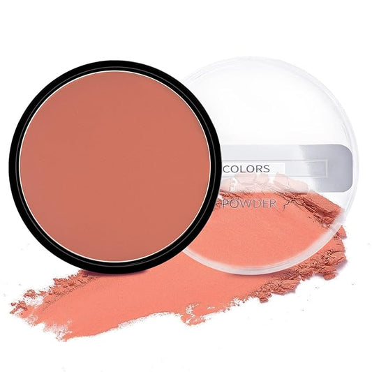 Boobeen Powder Blush Matte Blush, Highly Pigmented Beauty Cream Blush Palette for Create A Natural Cheek Flushed Look, Rich Colors-VivaGrace Women