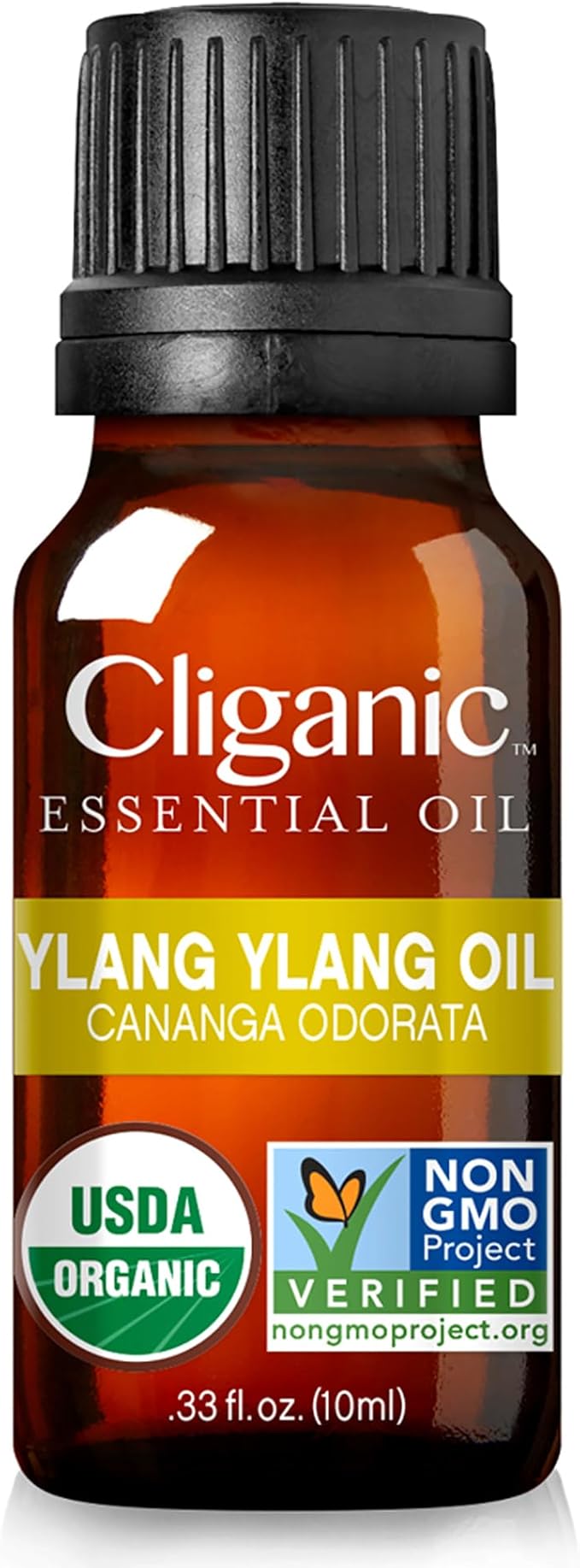 Cliganic Organic Ylang Ylang Essential Oil, 100% Pure Natural for Aromatherapy | Non-GMO Verified (Packaging May Vary)-VivaGrace Women