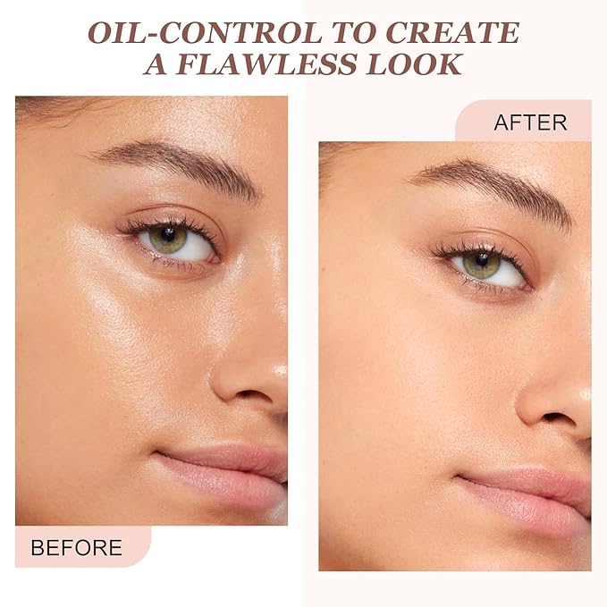 Boobeen Setting Powder, Lightweight Oil Control Loose Setting Powder, Full Coverage Finishing Powder For a Matte Flawless Look, Pressed Face Powder Makeup to Reduce Shine, Long Lasting-VivaGrace Women