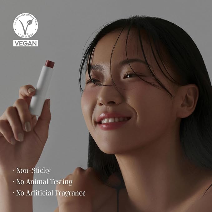 Nourishing Vegan Lip Balm, Unscented Lip Balm with Shea Butter and Plant-Based Oil, Non-Sticky Lip Balm with a Melting Texture, 0.13 oz. (#Pale (Clear))-VivaGrace Women