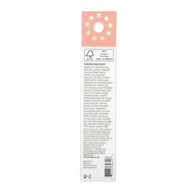 Pacifica Beauty Complex Lip Balm Trio Set, Makeup, Glow Baby, Wake Up Beautiful, Vegan Collagen, Lip Gloss, Orange, Lavender, Lemon, Vanilla, Non Sticky Formula, 0.30 fl oz Each (Set of 3)-VivaGrace Women