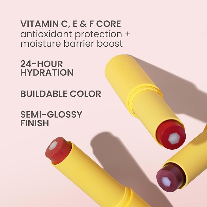 Burt’s Bees Back To School Dorm Essentials, Tinted Boosted Balm, Rose Knows, Hydrating Tinted Lip Balm with Vitamin C, E, and F Core, 24 Hour Lip Moisturizer, 100% Natural Origin, 1 Count, 0.16oz-VivaGrace Women