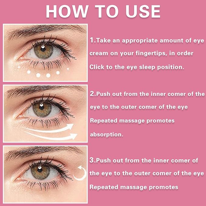 2PCS Under Eye Cream Lift Firm Skin Around the Eyes-VivaGrace Women