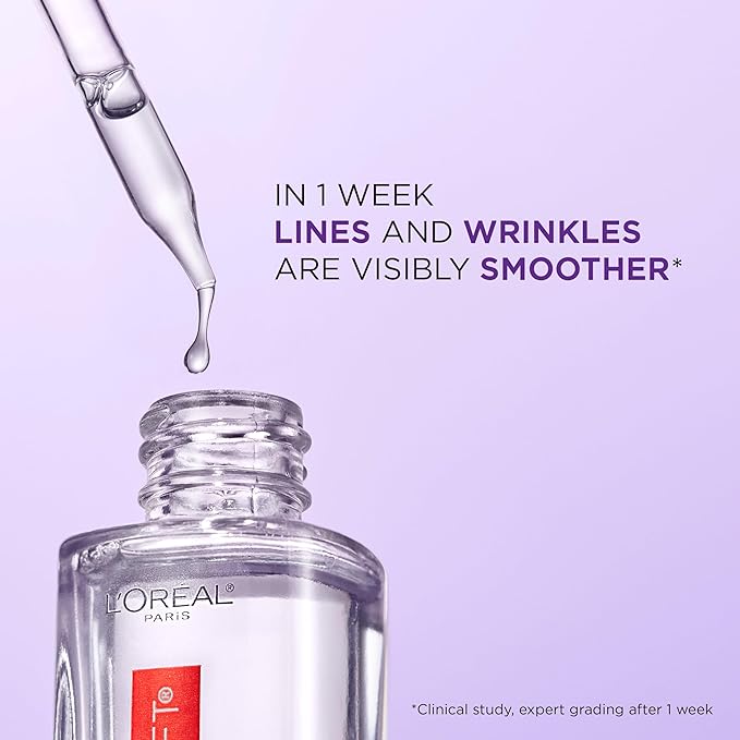 L'Oreal Paris Revitalift 1.5% Pure Hyaluronic Acid Face Serum + Triple Power Anti-Aging Face Moisturizer, 1 kit-VivaGrace Women