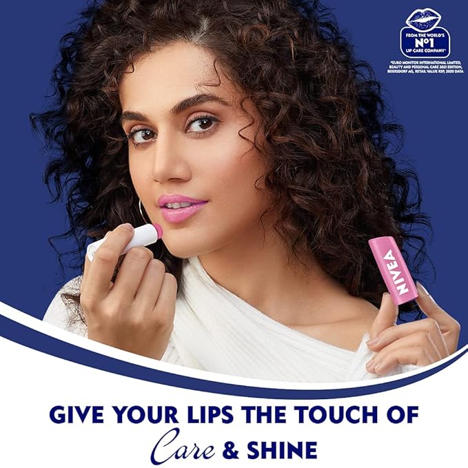 Nivea Lip Soft Rose Blister Pack-VivaGrace Women