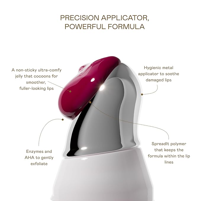 EADEM Le Chouchou Lip Softening Balm, Lip Gloss for Women, Lip Plumper & Lip Mask, Overnight Hydrating & Moisturizing Luxury Lip Balm, 0.5 oz, Bissap Glaze-VivaGrace Women