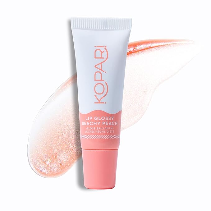 Kopari Beach Peach Lip Glossy 1 Pack-VivaGrace Women