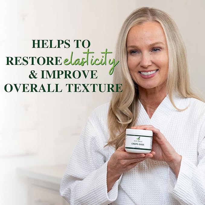 Crepe-Ease - Fragrance Free, Deeply Hydrating Moisturizer Body Butter for Smooth, Firm, Youthful Skin - Powerful Repair Complex with Hyaluronic Acid and Ceramides for Crepey Skin - 4 oz-VivaGrace Women