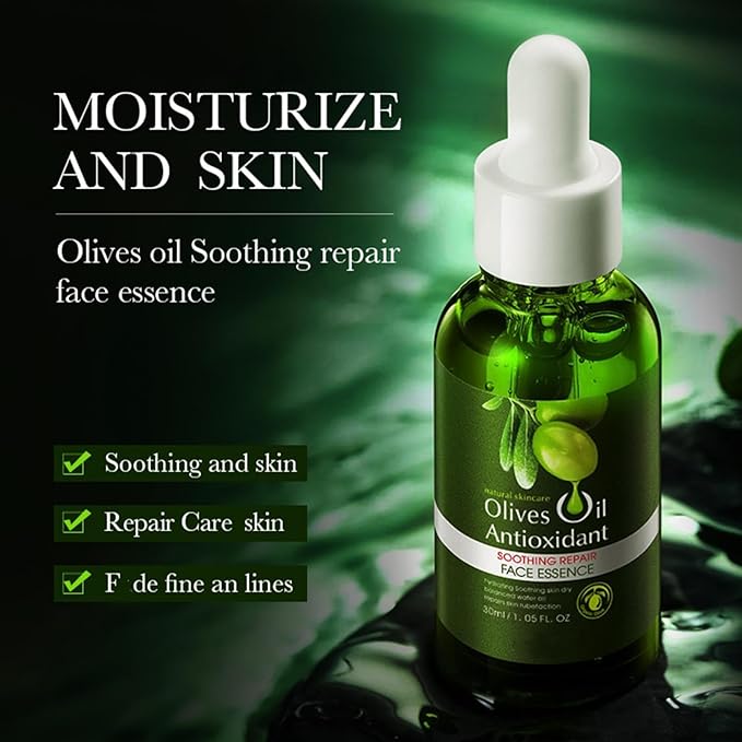 Olive Oil for Skin, 5Pcs Olive Oil Face Skincare Kit, Skin Care Products Set With Olive Oil for Face and Body, Skin Care Routine Kit for Women, Olive Oil Moisturizer, Skin Care for Dry Skin-VivaGrace Women