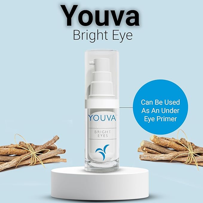 Hyaluronic Acid Anti-Aging Eye Cream - 15ml | Under Eye Cream | Marine Extracts | Bearberry and Licorice Root for Dark Circles | Eye Cream | Wrinkles and Reduce Puffiness | Fragrance-Free-VivaGrace Women