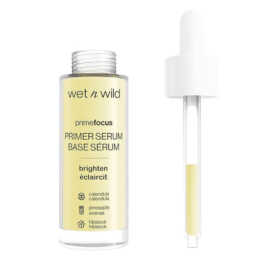 wet n wild Prime Focus Facial Serum Primer Makeup Extending, Hydrating Face Skin Care Product, Reduces Fine Lines And Wrinkles, For Repairing Dry Skin, Retinol Alternative-VivaGrace Women