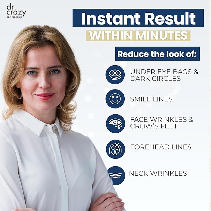 Bag Buster Eye Cream | Instant Reduction | Rapid Eye and Face Lift | Anti-Aging | instantly Reduces, Wrinkles, Dark Circles, Fine Lines, Under Eye Bags | Powdery Residue Or Flakes Free Formula | 10ml-VivaGrace Women