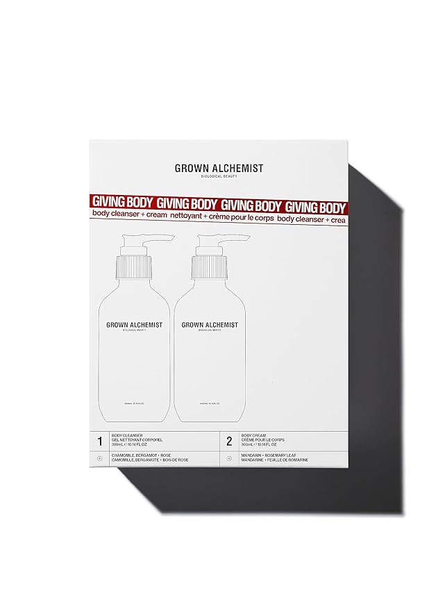 Grown Alchemist Giving Body, Body Cleansing Limited Edition Gift Set, (Body Wash + Lotion)-VivaGrace Women