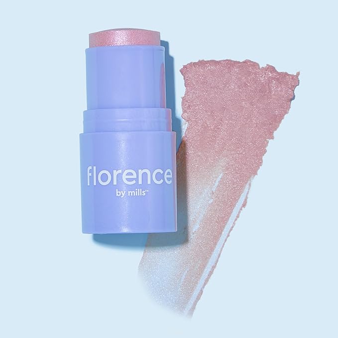 florence by mills Self Reflecting Highlighter Stick, Self Respect (pink), 0.21 oz/ 6 g-VivaGrace Women