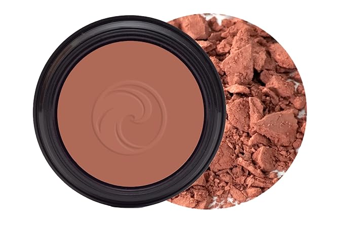 Gabriel Cosmetics Blush (Rose- Medium Muted Pink/Cool Matte), Natural, Paraben Free, Vegan, Gluten-free, Cruelty-free, Non GMO,enhanced with Sea Fennel, creamy and natural finish, 0.1 oz-VivaGrace Women
