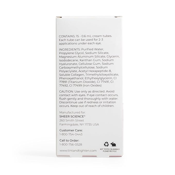 Tint and Tighten Color Smoothing Eye Cream for Wrinkles – Anti Aging Cream Visibly Reduces Under Eye Wrinkles – Eye Cream for Dark Circles and Puffiness – Instant Eye Bag Remover-VivaGrace Women