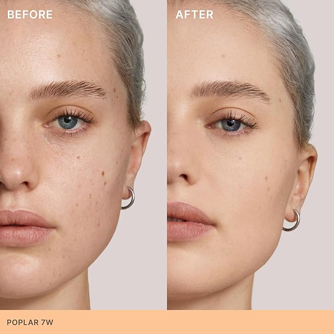 ILIA - Skin Rewind Complexion Stick - Foundation + Concealer + Skincare | Non-Toxic, Vegan, Cruelty-Free, Clean Makeup (7W - Poplar, 0.35 oz | 10 g)-VivaGrace Women