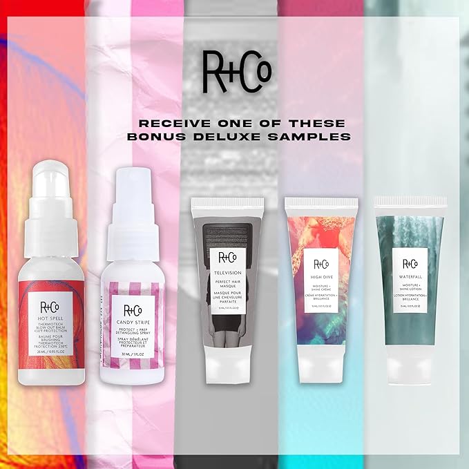 R+Co Dallas Biotin Hair Thickening Shampoo and Conditioner Set (8.5 Oz) + Deluxe Sample (.5 Oz) | For Hair Growth | Sulfate-Free | Vegan + Cruelty-Free |-VivaGrace Women