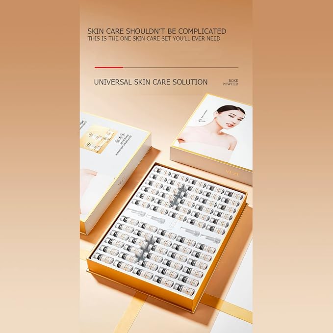 VENZEN Hexapeptide Bouncy Freeze-Fried Powder 60PCS Set Refreshing Hydration Luxury Skin Care Gift Box 60 Bottles-VivaGrace Women