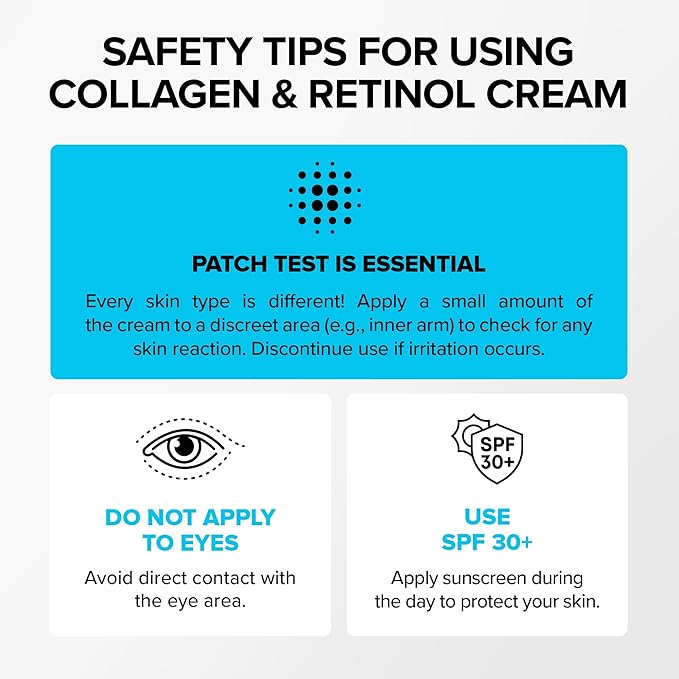 SimplyVital Collagen, Retinol & Hyaluronic Acid Cream - Anti-Aging Retinol Cream for Face, Neck & Décolleté - Made in USA - Daily Moisturizer Face Cream - 3.38 fl oz-VivaGrace Women