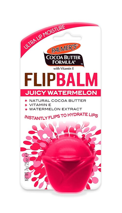 Palmer's Cocoa Butter Formula Flip Balm, Juicy Watermelon, Moisturizing Lip Balm, 0.25 oz.-VivaGrace Women