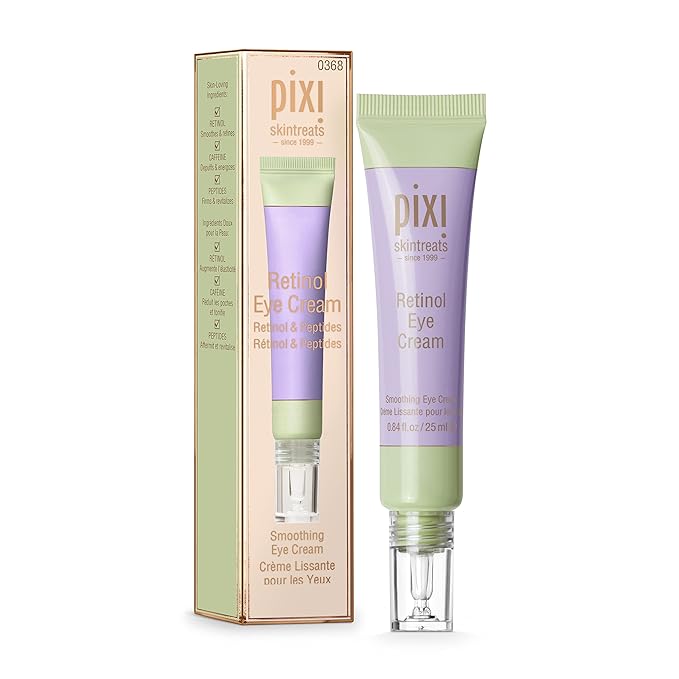 Pixi Beauty Retinol Eye Cream 25 ml | Sootuhing Eye Cream | Retinol Helps Smooth & Refine Delicate Eye Area | Peptides Help Minimize Fine Lines | 0.84 Fl Oz-VivaGrace Women