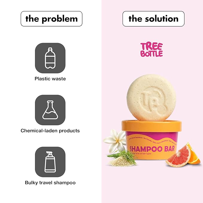 Vitamin B5 + Citrus Essential Oils Shampoo Bar – Dry shampoo for Hair Care - For Women & Men – Strengthens Damaged Hair – Natural, Paraben & Sulfate-Free – For All Hair Types – Made in USA – 4.5oz