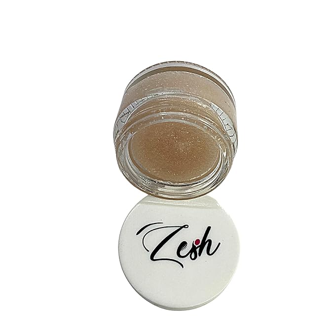 Organic Lip Scrub - Enriched with Organic Coconut Oil, Shea Butter, Avocado Oil, Jojoba Oil, and Vitamin E, Exfoliates and Hydrates Dry or Chapped Lips, Made in Canada, 70g-VivaGrace Women