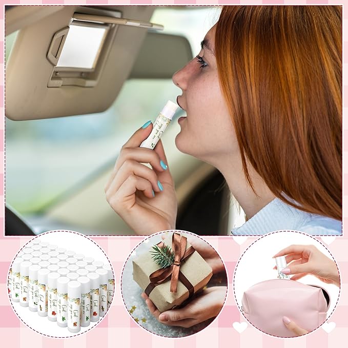 50 Pcs Christian Gifts for Women Lip Balm Bulk Set Inspirational Appreciation Gifts God Says You Are Moisturizing Lip Balm Leaving Farewell Gifts or Friends Teacher Worker Employee-VivaGrace Women