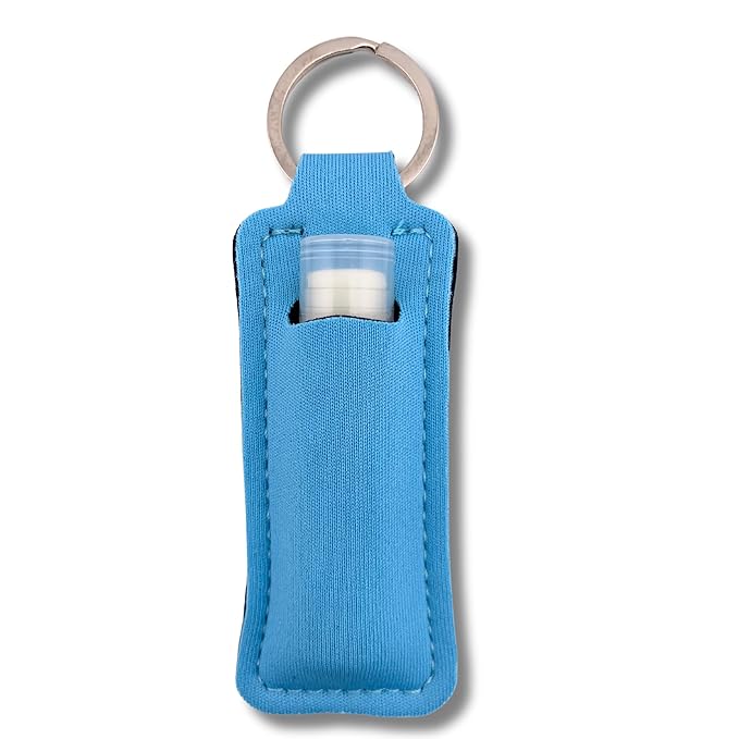 Sweet Watermelon Chapstick 6-Pack. Includes Bonus Lip Balm Holder Keychain (Blue). Limited Edition Flavor from the Chapstick I Love Summer Collection, Unique Gift Bundle from Tiny Seed-VivaGrace Women