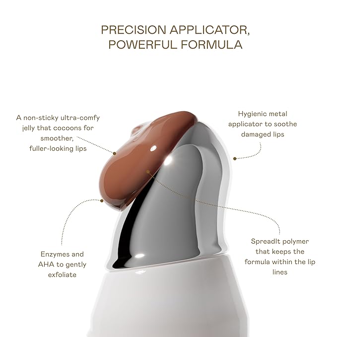 EADEM Le Chouchou Lip Softening Balm, Lip Gloss for Women, Lip Plumper & Lip Mask, Overnight Hydrating & Moisturizing Luxury Lip Balm, 0.5 oz, Burnt Malai-VivaGrace Women