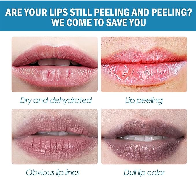 2PCS Glossy Pink Lip Balm dark Remove Dark Lips Product Nourishes Lightens Lip Lines Moisturizes Exfoliates Basic Repair Lip Care (Green)-VivaGrace Women