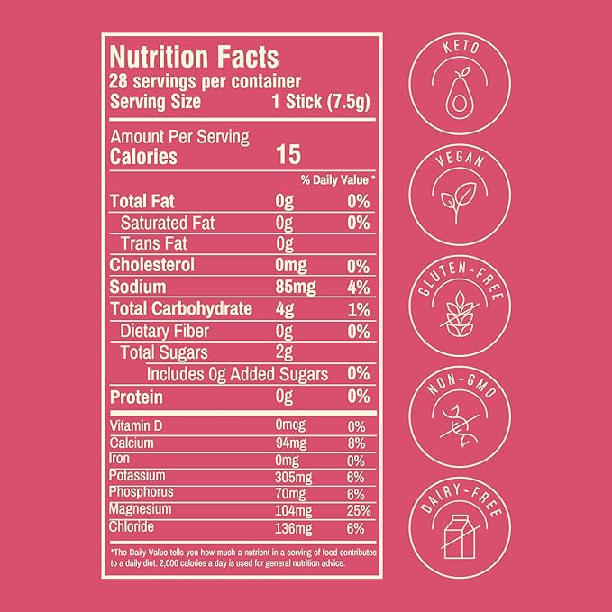 FlavCity Strawberry Limeade Electrolytes Powder Packets - 28 Hydration Packets - No Added Sugar - Hydration Powder with Real Fruit & Unrefined Sea Salt - Keto & Gluten-Free (28 Stick Packs)-VivaGrace Women