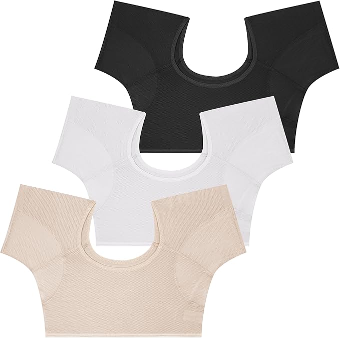 satithry 3PCS wrap style lady's underarim absorbent vest underarm sweatproofpads-VivaGrace Women