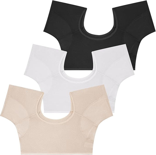 satithry 3PCS wrap style lady's underarim absorbent vest underarm sweatproofpads-VivaGrace Women