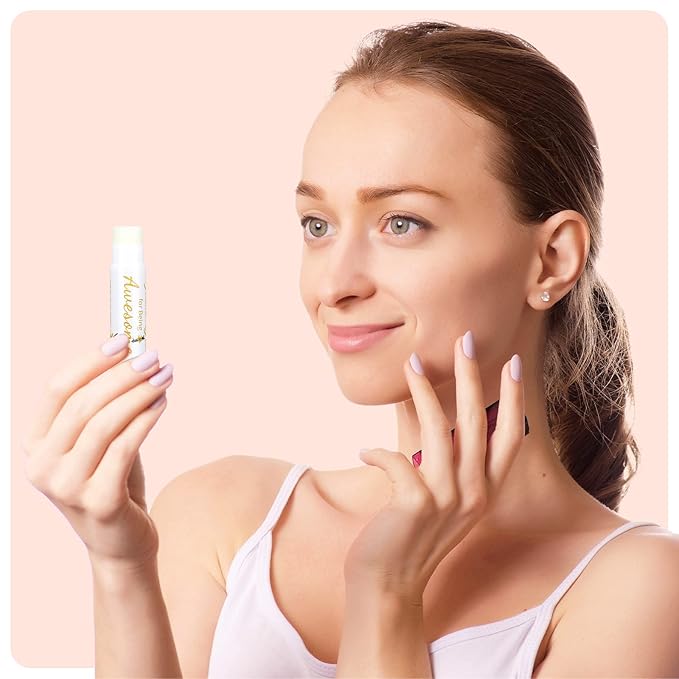 Sinmoe Lip Balm Gifts Thank You for Being Awesome Lip Moisturizer Assorted Flavors Bulk Gifts Beeswax Natural Ingredients Dry Chapped Lip Care Product for Coworkers Women Friend(35 Pack)-VivaGrace Women