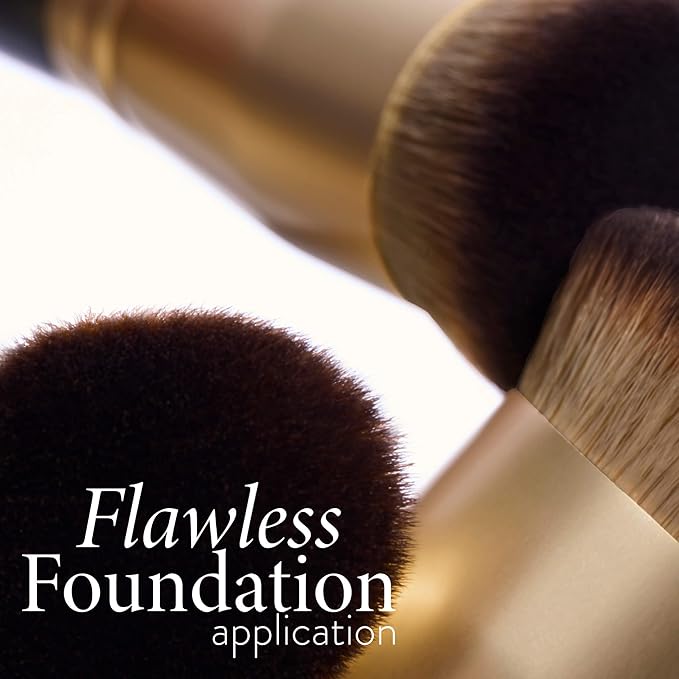 LAURA GELLER NEW YORK Full Coverage Foundation Blending Brush for All Face Makeup & Foundation-VivaGrace Women