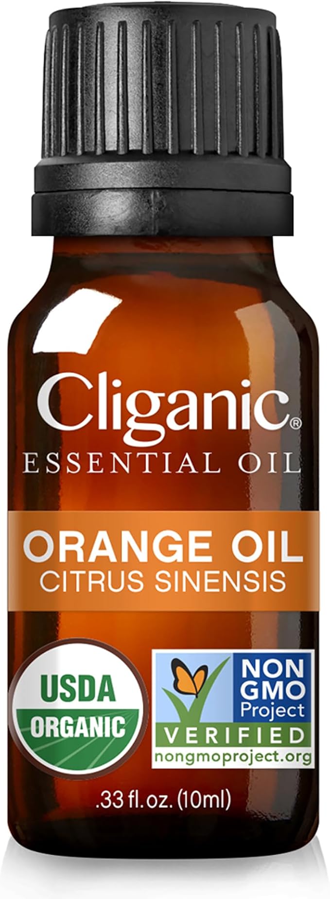 Cliganic Organic Sweet Orange Essential Oil, 10ml - 100% Pure Natural for Aromatherapy Diffuser | Non-GMO Verified (Packaging May Vary)-VivaGrace Women