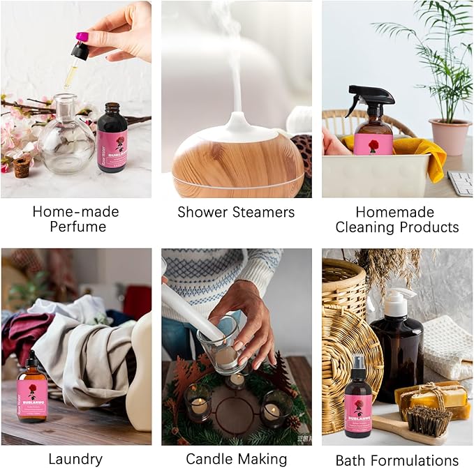 Organic Rose Water Toner Spray for Face, Skin Care, Soaps, Skin Hydration, Bath Facial Mist Toner 118 ml-VivaGrace Women