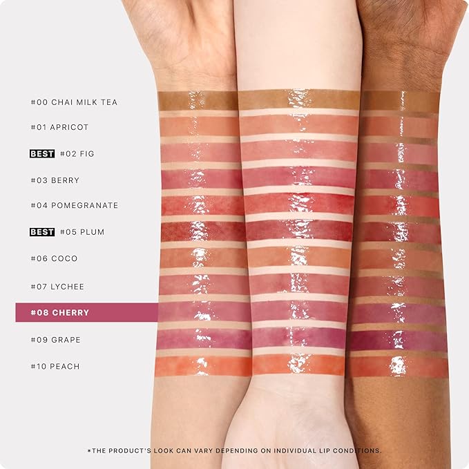Nature Republic HONEY MELTING LIP (08 DARK CHERRY CHOUX) SOFT LIP STICK, Hydrating Gloss, Moisturizing balms, Sheer tint, Shine & Nude, Glowy Finish, korean make up-VivaGrace Women