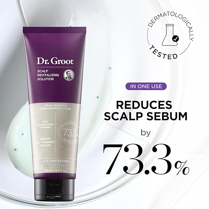 Dr. Groot Thickening Essentials Set for Hair Loss, Thinning Hair, Repair and Growth with Biotin and Rosemary, Clinically Tested Scalp Treatment-VivaGrace Women