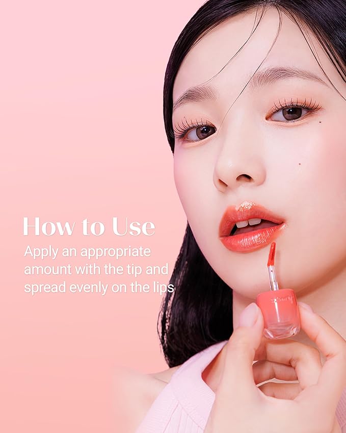 THESAEM Saemmy's Ade Shot Tint - Korean Lip Titnt, Water Gel Lip Stain with Plump Glowy Moisturizing Finish, Buildable Radiant Gloss, Long-Lasting Comfort, 0.1 fl.oz. (04 Violet Gin)-VivaGrace Women