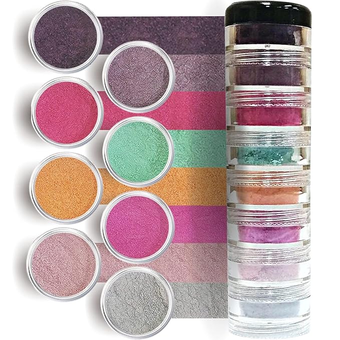 Loose Mineral Eyeshadow and Contouring Palette - Lolly Pop Candy 8 Shade Set-VivaGrace Women