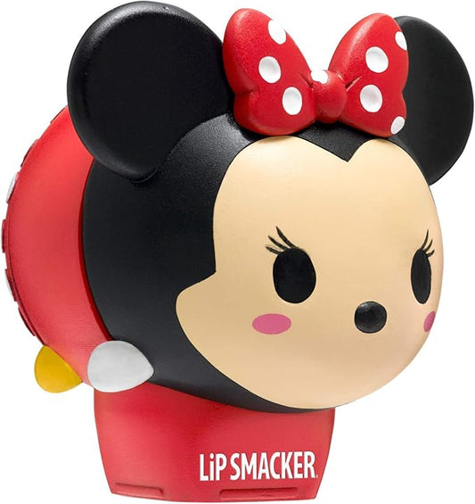 Lip Smacker Disney Minnie Mouse Tsum Tsum Flavored Lip Balm, Minnie Strawberry Lollipop, Clear, For Kids-VivaGrace Women