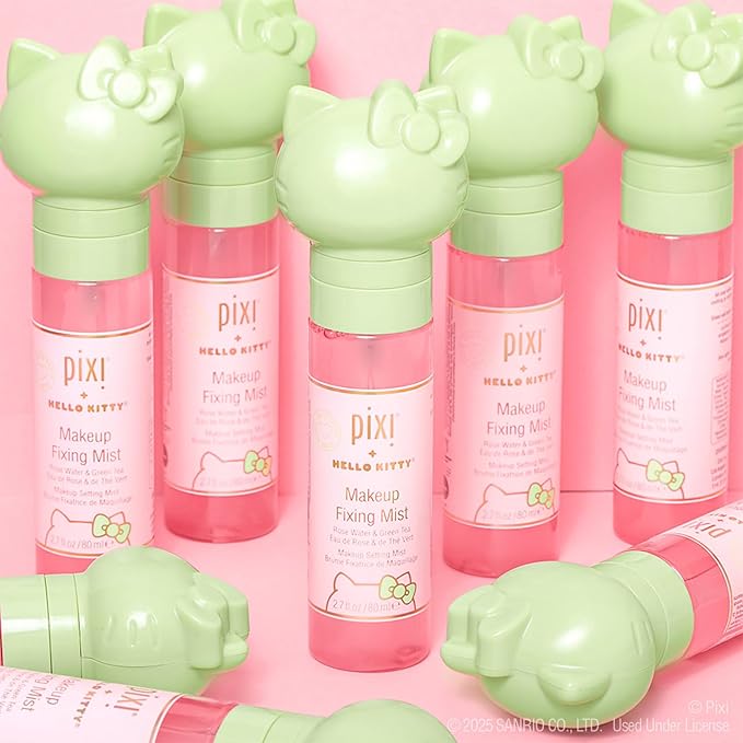 Pixi + Hello Kitty Makeup Fixing Mist |Lightweight Setting Spray | 80 ml / 2.7 fl oz-VivaGrace Women