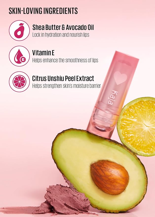 Kaja Love Blur Lip Balm - 01 Pure Cupid | Soft & Comfort Semi-Matte Blurring Daily Color Lip Balm | Shea Butter, Avocado Oil, Citrus Unshiu Peel Extract, Vitamin E Infused | 4g / 0.14oz.-VivaGrace Women