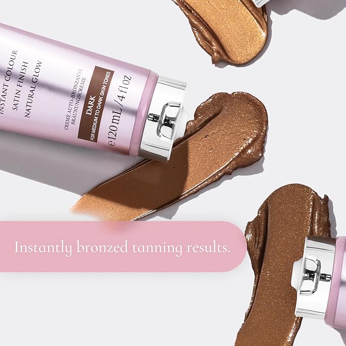 Loving Tan Bronze Shimmer Luminous Cream, Dark - Streak Free, Natural Looking, Instant Sunless Tanner - 6+ Self Tanning Applications per Tube, Cruelty Free - 4 FL Oz-VivaGrace Women