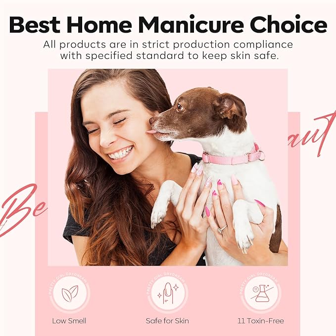 modelones Builder Nail Gel, 8-in-One Pink Shimmer Builder, Sparkle Glitter Pink Rubber Base Gel Polish LED Lamp Cured Hardener Color Base Strengthener Extension for Home DIY Salon Girls-VivaGrace Women