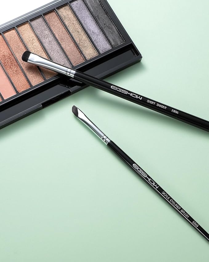 EIGSHOW Eyeshadow Smudge Brush & Eyeliner Brush, High-End Precision Eye Makeup Tools for Blending Cat Eye, Winged Liner (E865&E806)-VivaGrace Women